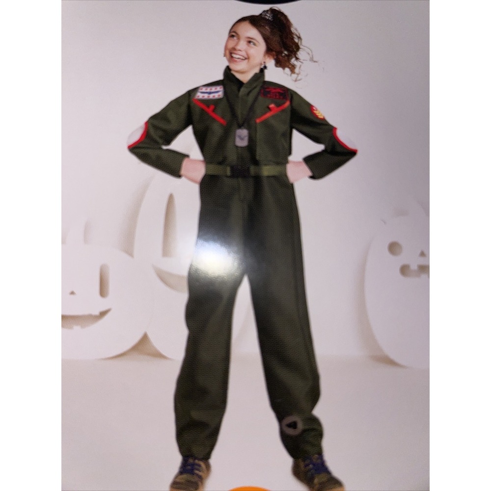 Hyde and Eek! Fighter Pilot Costume, kids youth‎ Large 12-14, New!